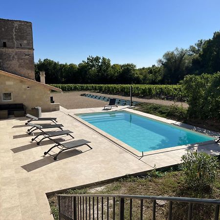 Gite Avec Piscine, Chateau De Lescours, St-Emilion Saint-Sulpice-de-Faleyrens Exterior foto